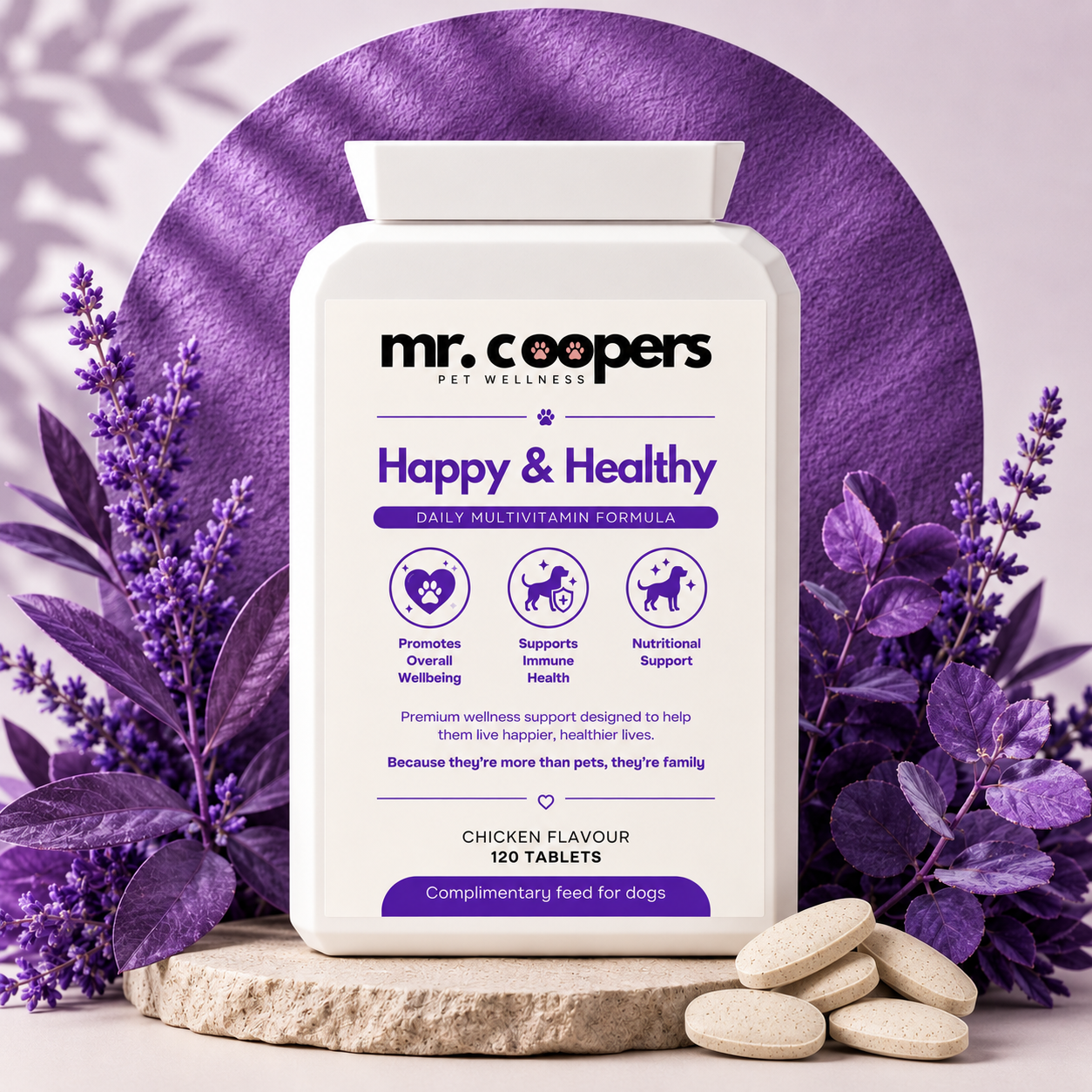 Complete Daily Multivitamin support For Dogs